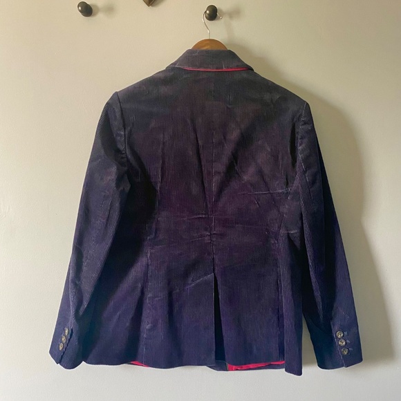Boden Stamford corduroy Blazer in navy blue size 12 - Picture 2 of 4